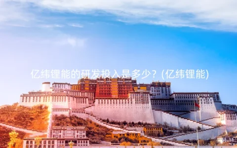 亿纬锂能的研发投入是多少？(亿纬锂能)