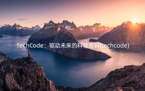 TechCode：驱动未来的科技密码(techcode)