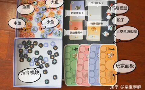 玛塔编程机器人出桌游啦——一起来太空捕鱼养鱼吧~
