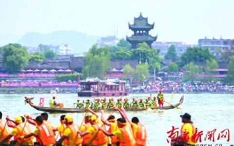 举办精彩龙舟赛 拉满端午仪式感