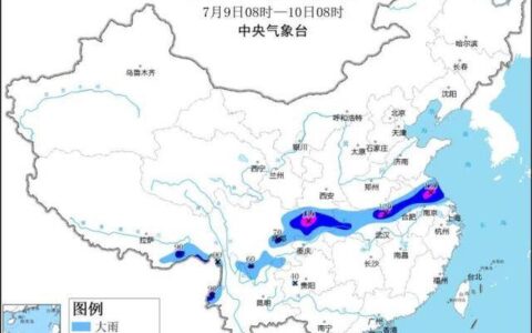 暴雨黄色预警：四川湖北河南江苏部分地区有大暴雨-四川爆雨在哪个地区